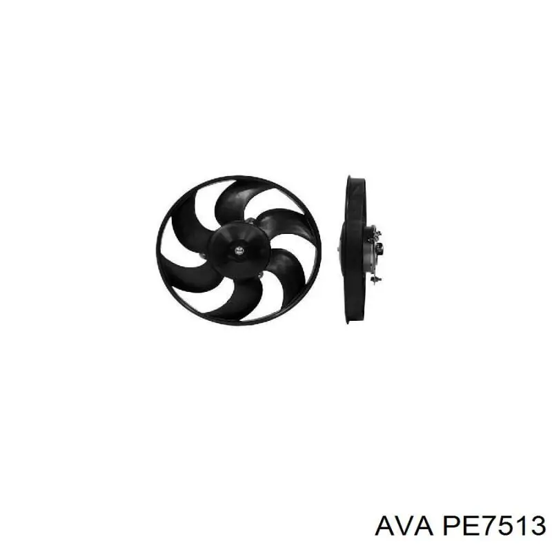 PE7513 AVA motor del ventilador de enfriado