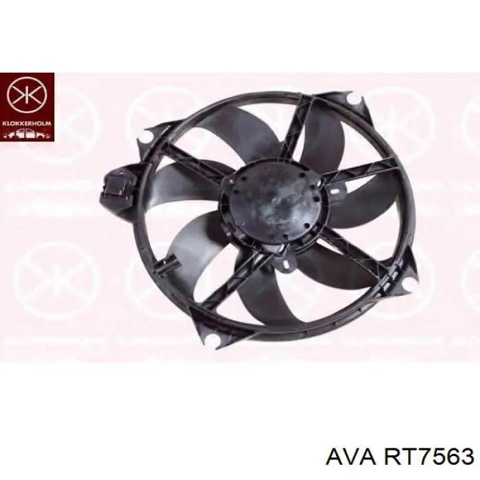 RT7563 AVA ventilador (rodete +motor refrigeración del motor con electromotor completo)