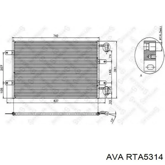 RTA5314 AVA condensador aire acondicionado