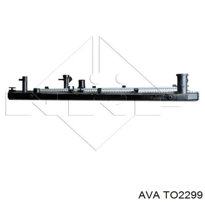 TO2299 AVA radiador refrigeración del motor