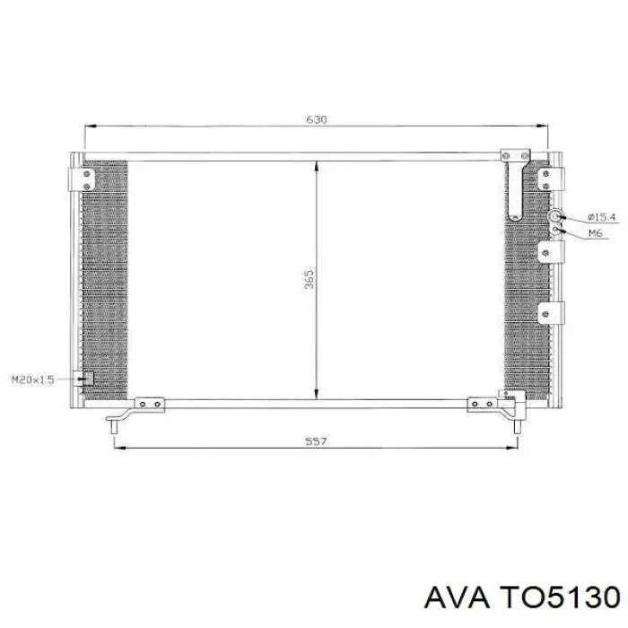 TO5130 AVA condensador aire acondicionado