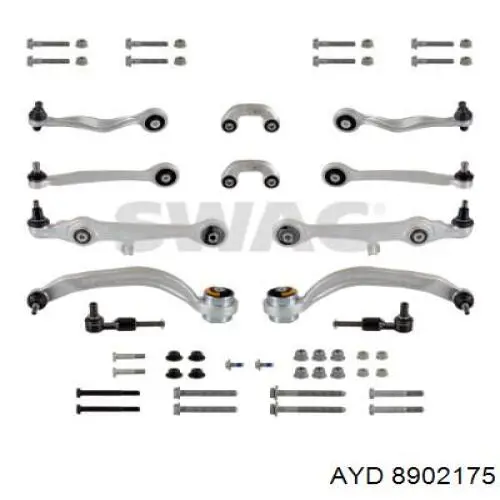 8902175 AYD kit de brazo de suspension delantera