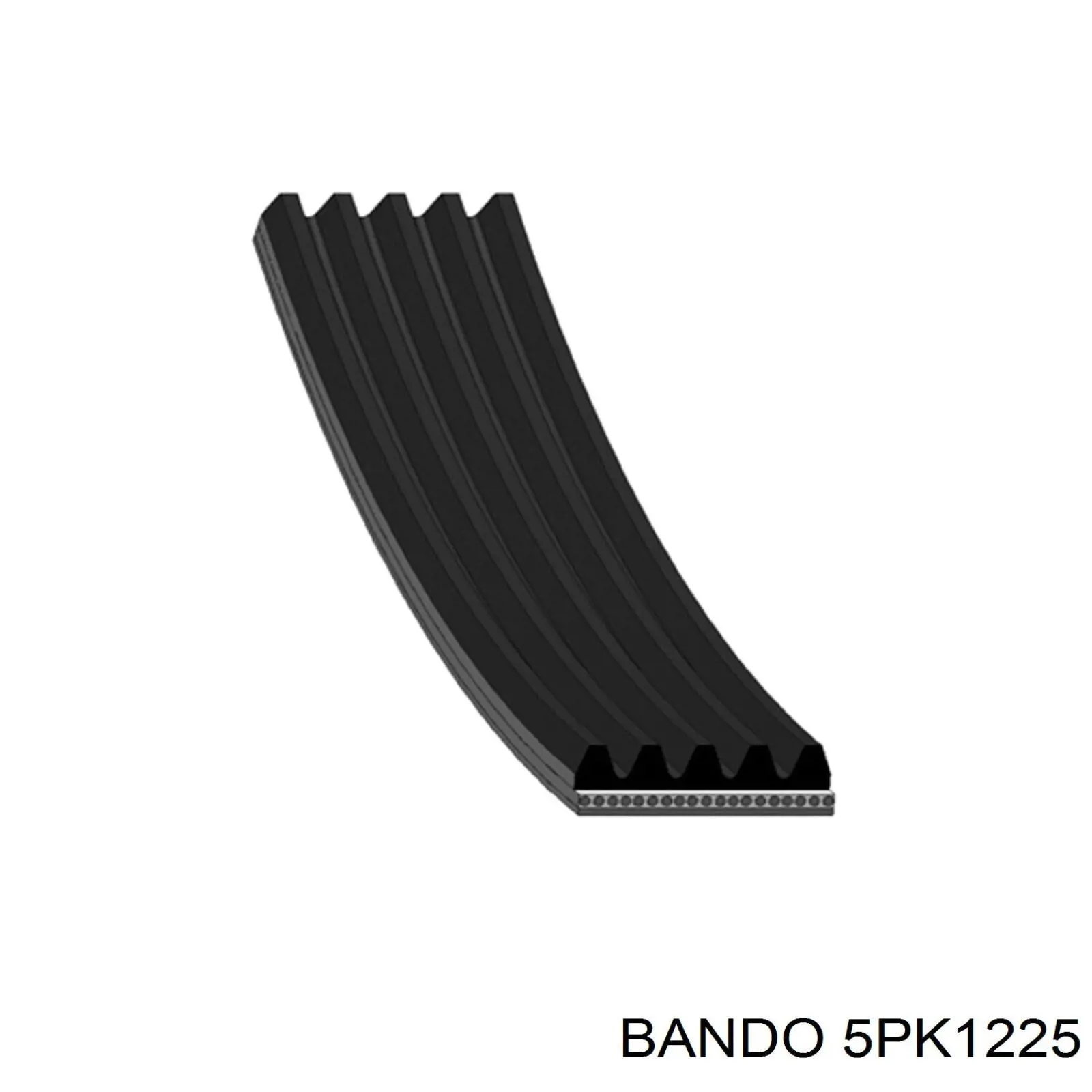 5PK1225 Bando correa trapezoidal