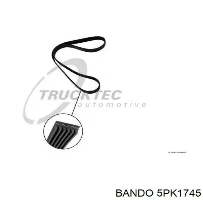 5PK1745 Sato Tech correa trapezoidal