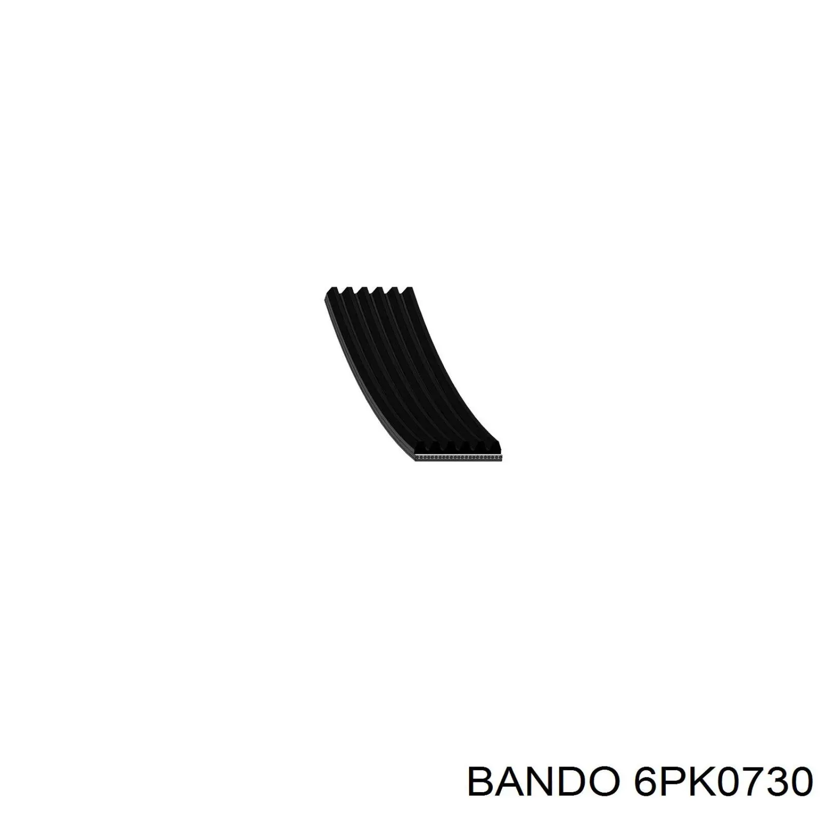 6PK0730 Bando correa trapezoidal