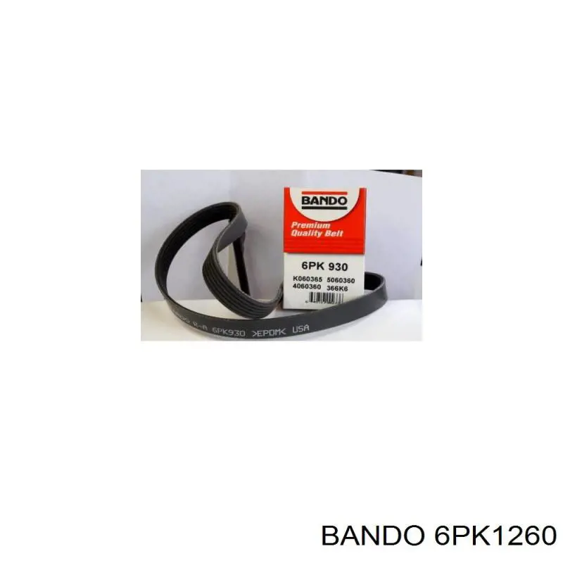 6PK1260 Bando correa trapezoidal