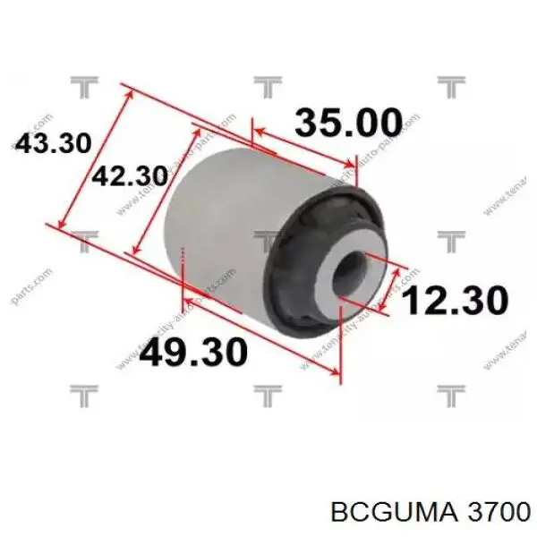  Casquillo de barra estabilizadora delantera para SsangYong Kyron 2 