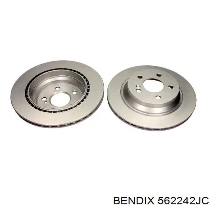 562242JC Jurid/Bendix disco de freno trasero