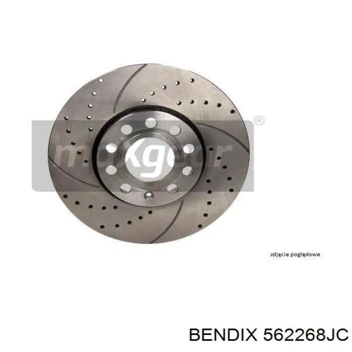 562268JC Jurid/Bendix freno de disco delantero