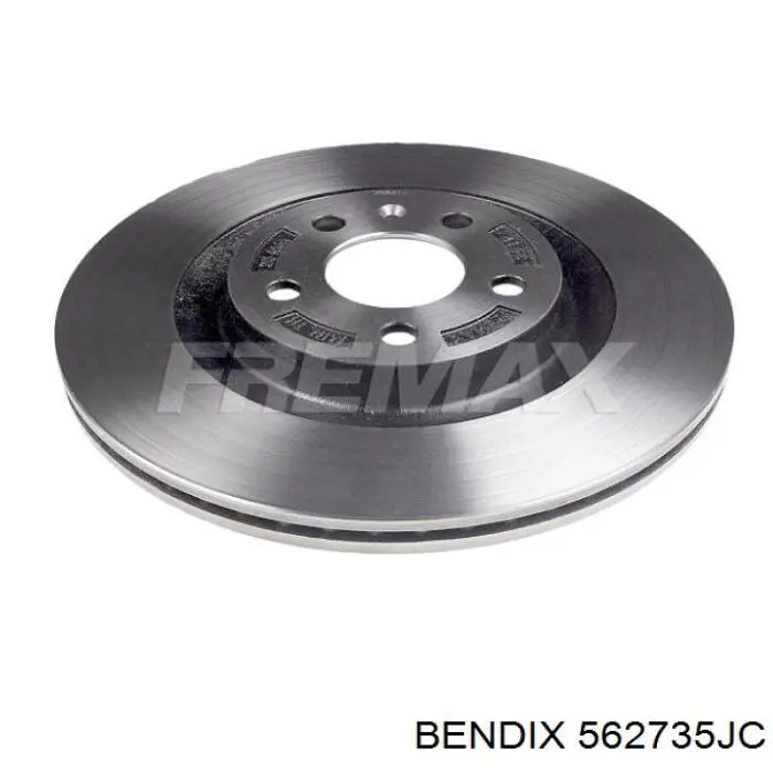 562735JC Jurid/Bendix disco de freno trasero