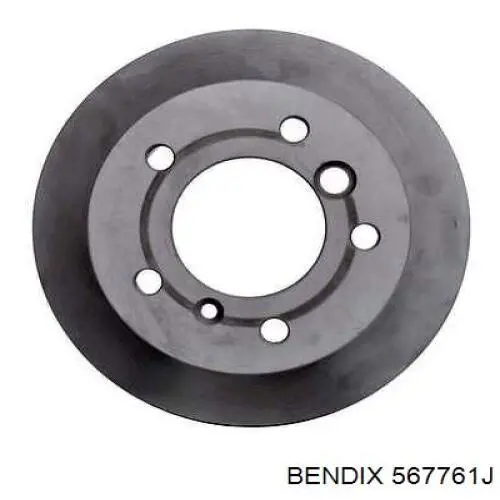 567761J Jurid/Bendix disco de freno trasero