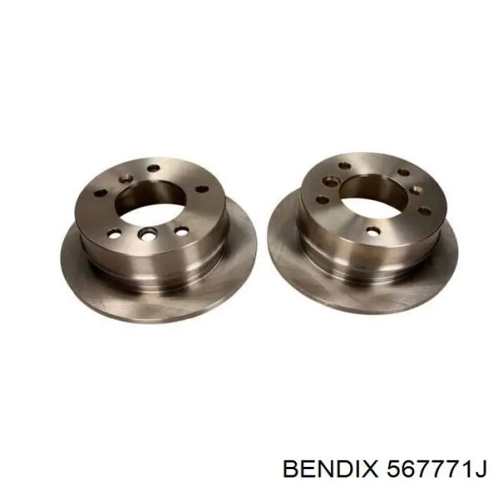 567771J Jurid/Bendix disco de freno trasero