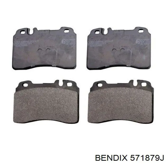 571879J Jurid/Bendix pastillas de freno delanteras