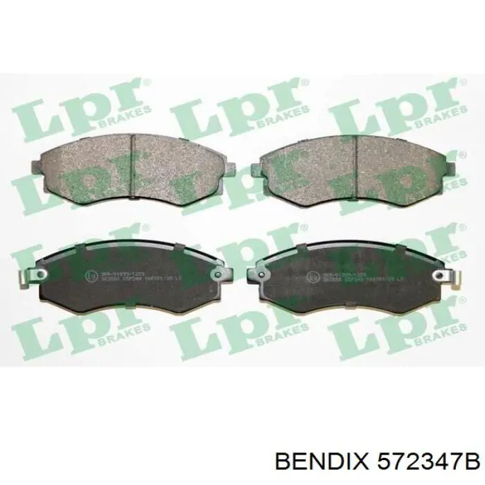 572347B Jurid/Bendix pastillas de freno delanteras