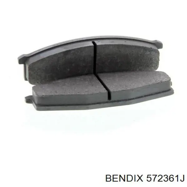 572361J Jurid/Bendix pastillas de freno delanteras