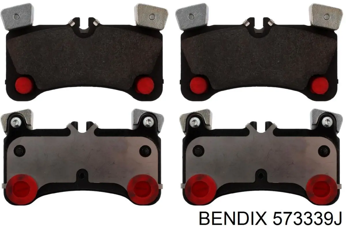 573339J Jurid/Bendix pastillas de freno traseras