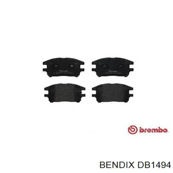 DB1494 Jurid/Bendix pastillas de freno delanteras