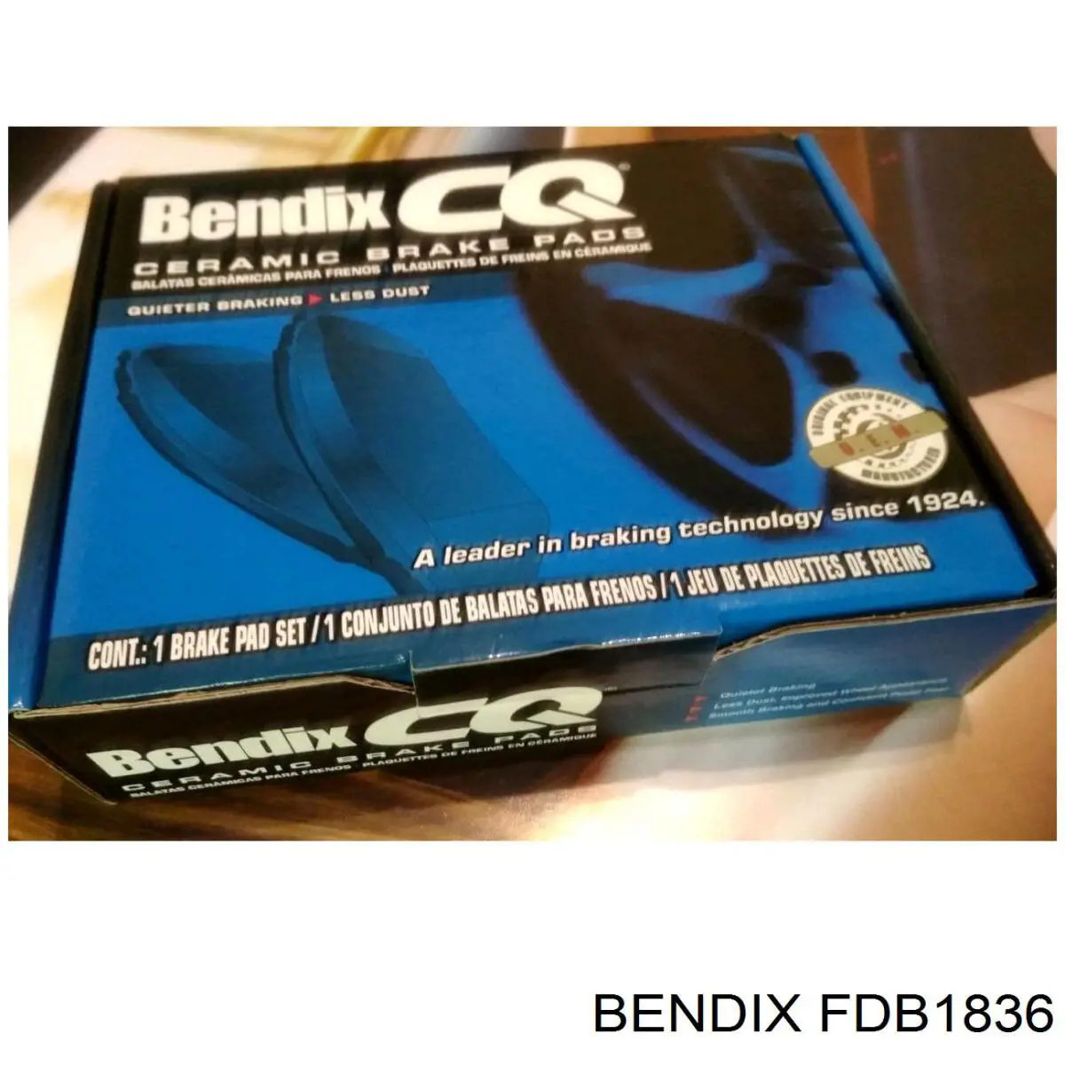 FDB1836 Jurid/Bendix pastillas de freno delanteras