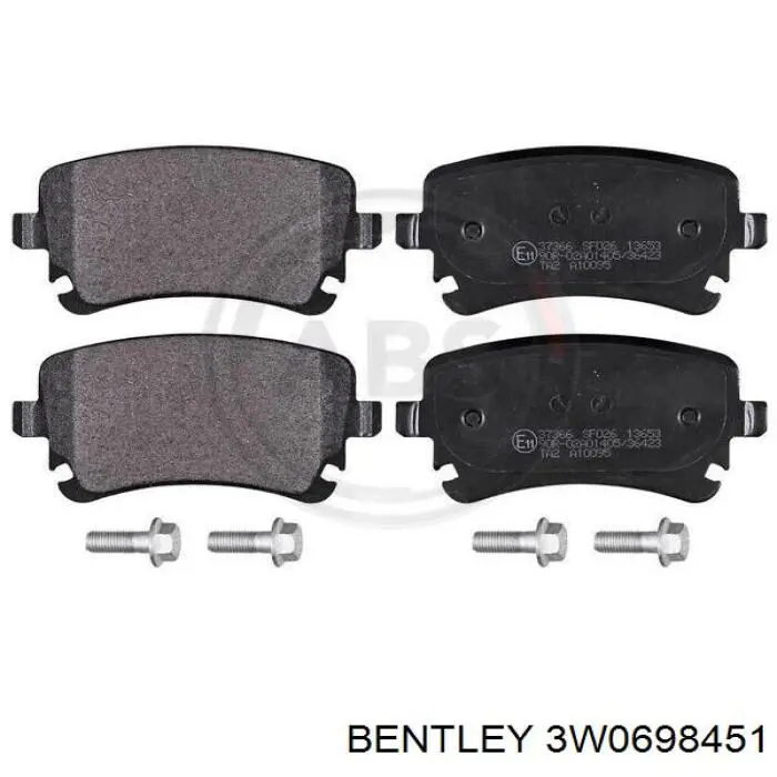 3W0698451 Bentley pastillas de freno traseras