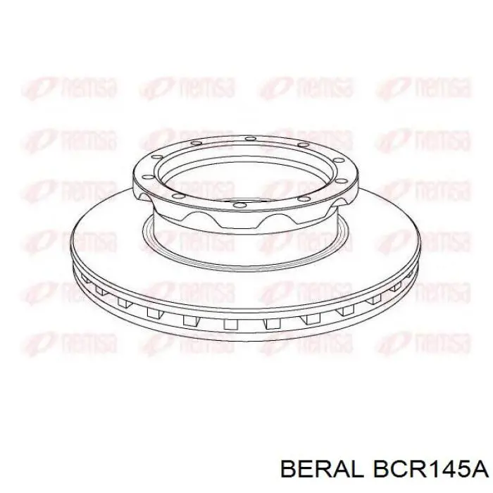 BCR145A Beral freno de disco delantero