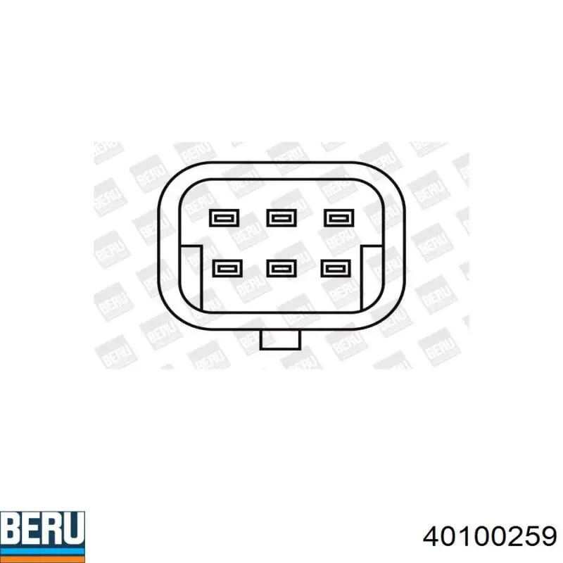 40100259 Beru bobina de encendido