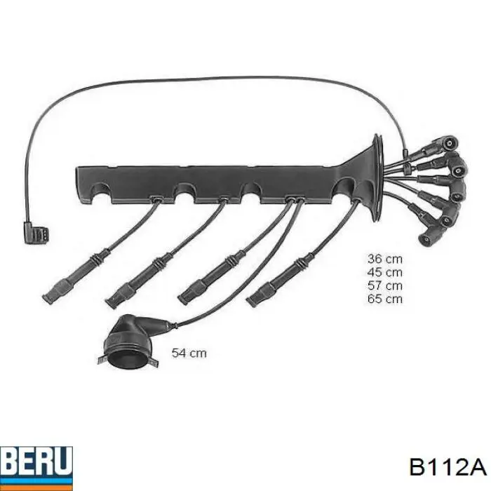 B112A Beru juego de cables de encendido