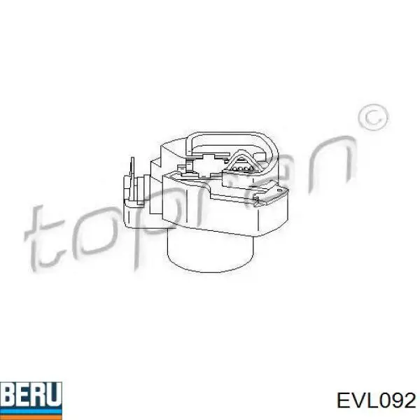 12 11 1 286 110 VAG rotor del distribuidor de encendido