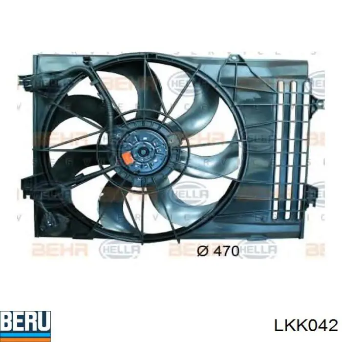 0K71015140A Hyundai/Kia rodete ventilador, refrigeración de motor