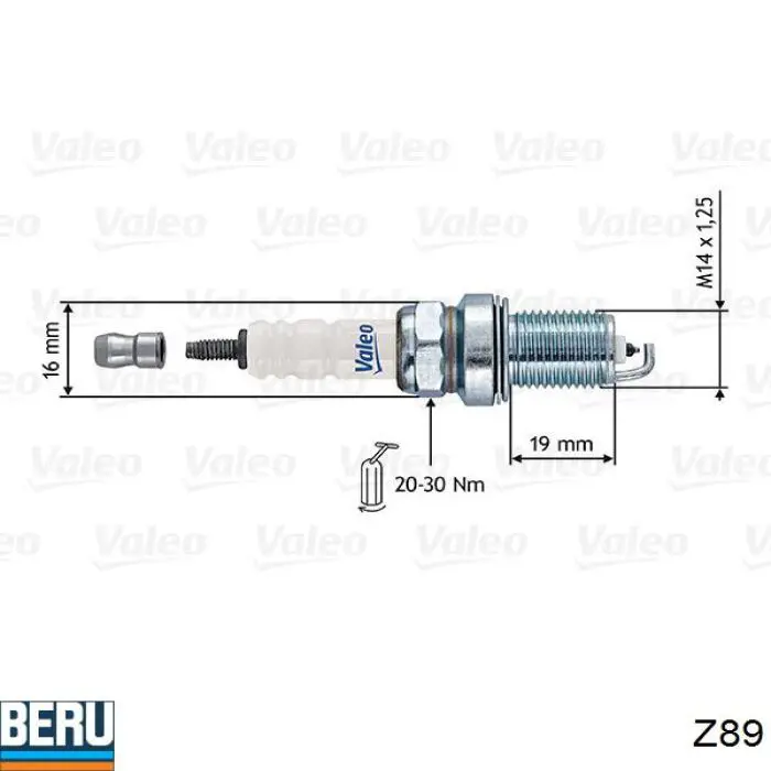 Z89 Beru bujía de encendido