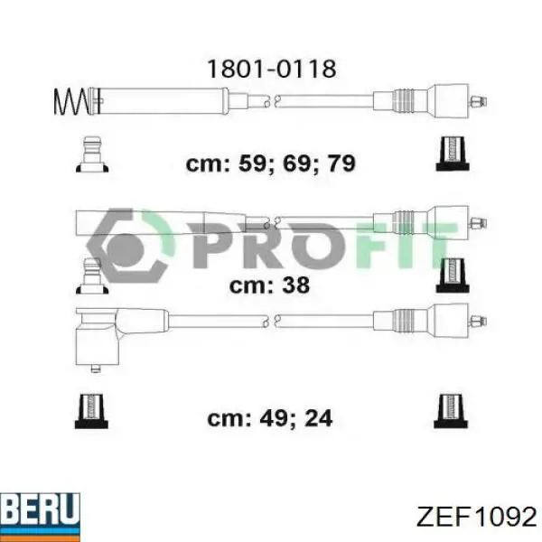 986356722 Bosch juego de cables de encendido