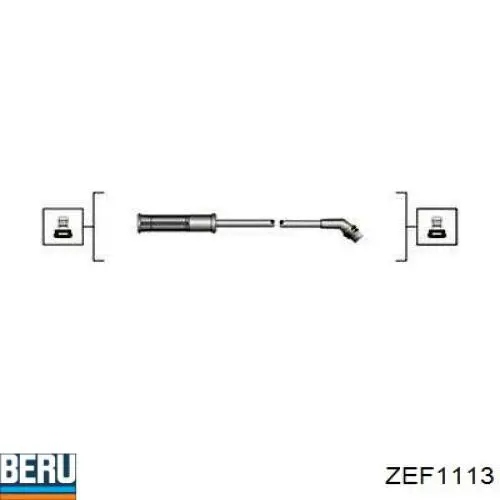 ZEF1113 Beru juego de cables de encendido