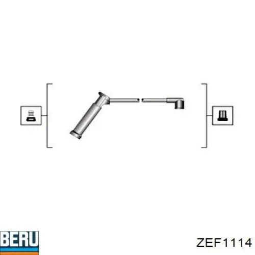  Juego de cables de encendido para Ford Fusion JU