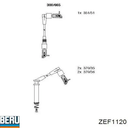 BS0986357127 Polcar juego de cables de encendido