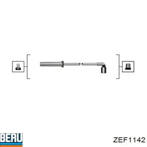 ZEF1142 Beru juego de cables de encendido