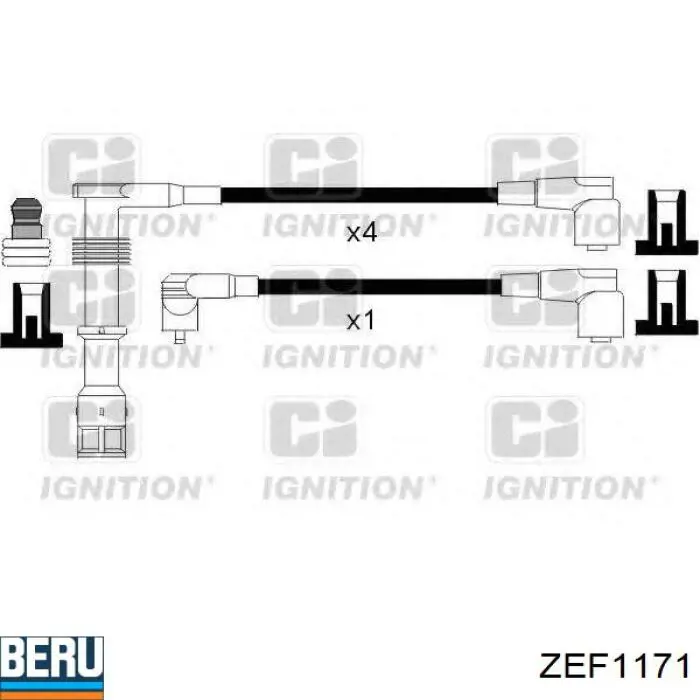 ZEF1171 Beru juego de cables de encendido