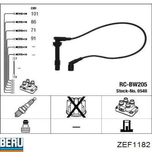 12121247514 BMW juego de cables de encendido