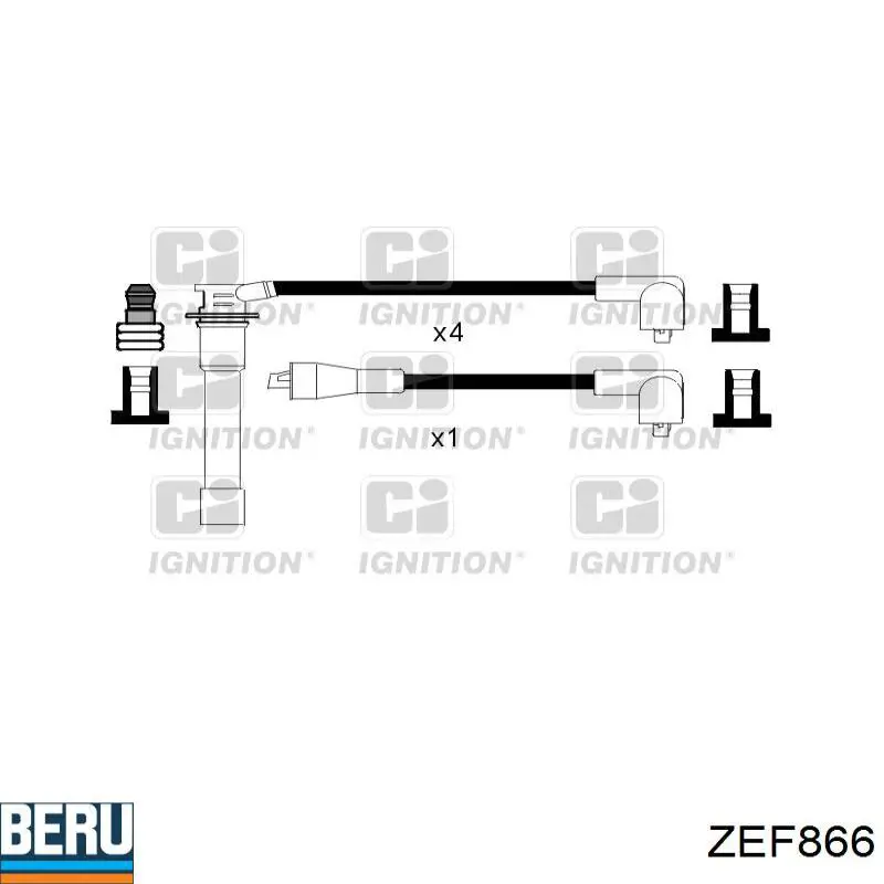 ZX1418140 Mazda juego de cables de encendido