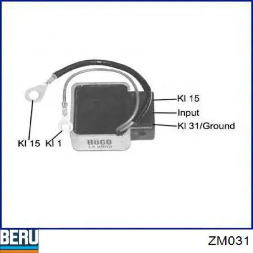 ZM031 Beru módulo de encendido