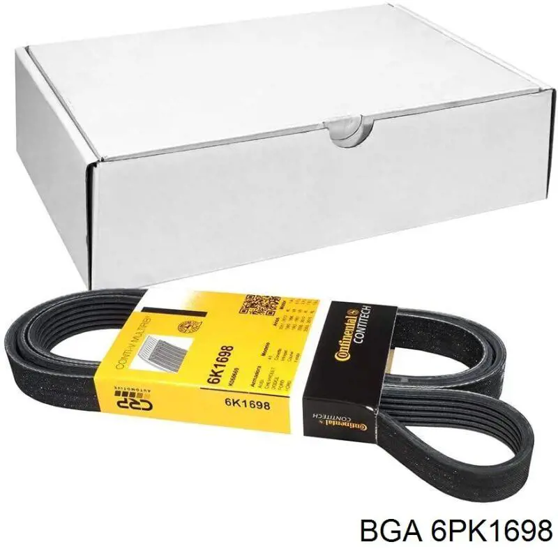 6PK1698 BGA correa trapezoidal