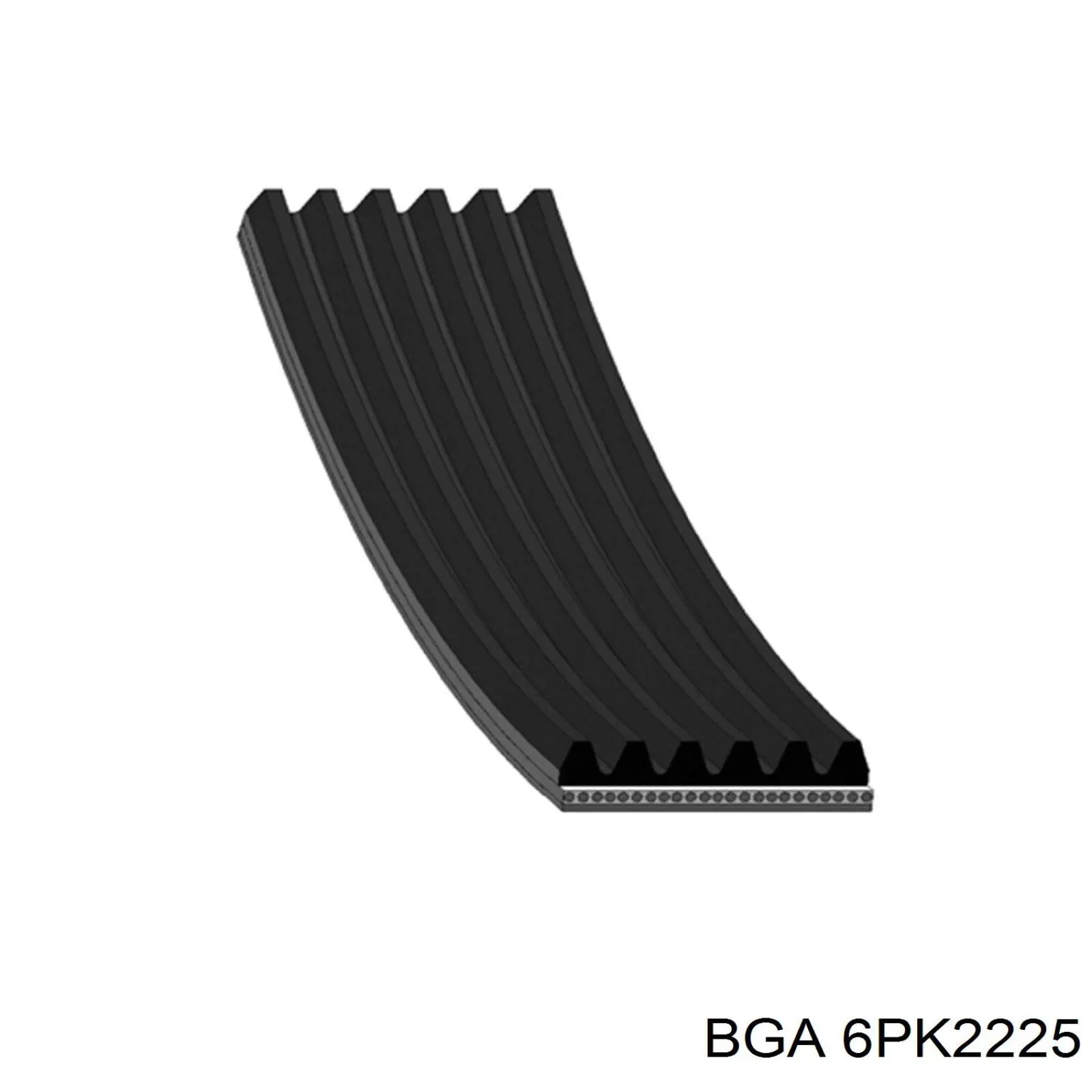 6PK2225 BGA correa trapezoidal