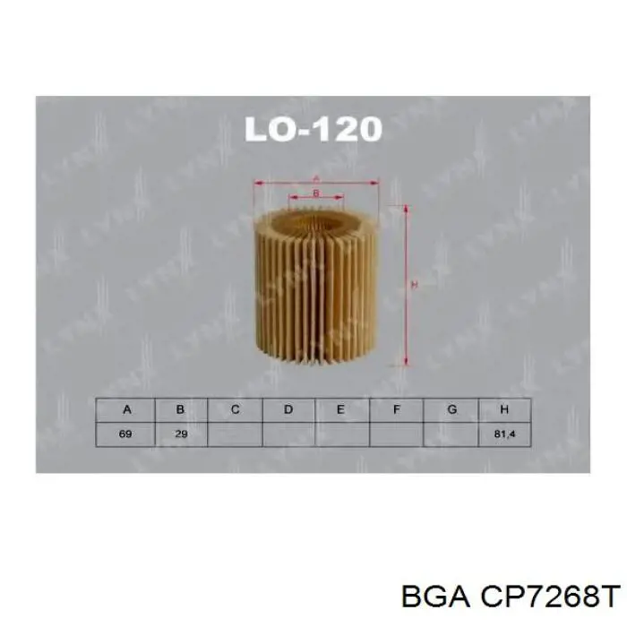 CP7268T BGA bomba de agua