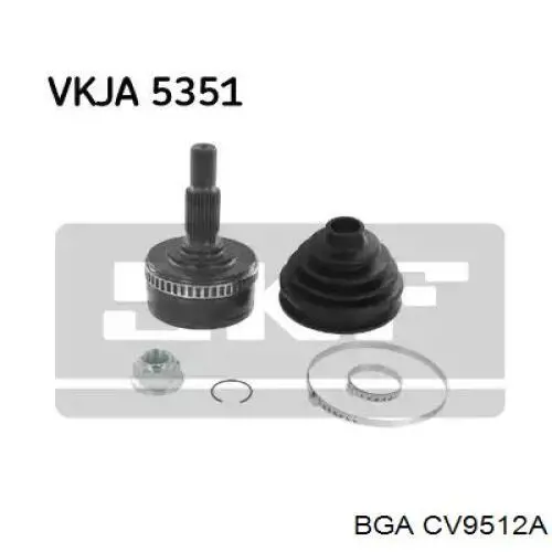 CV9512A BGA junta homocinética exterior delantera