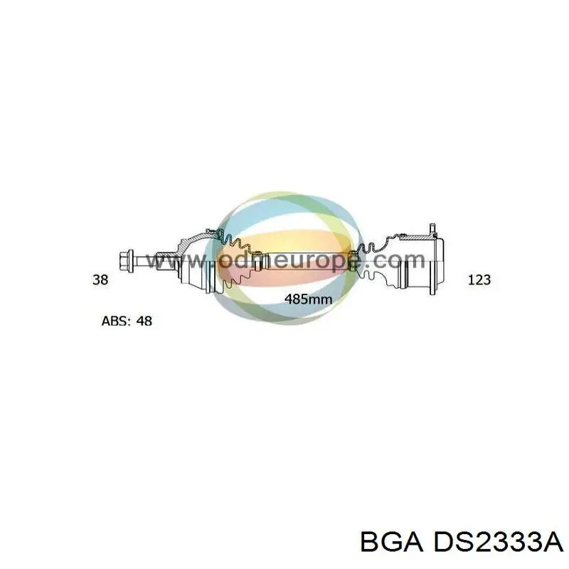  Árbol de transmisión delantero para Renault Laguna 3 