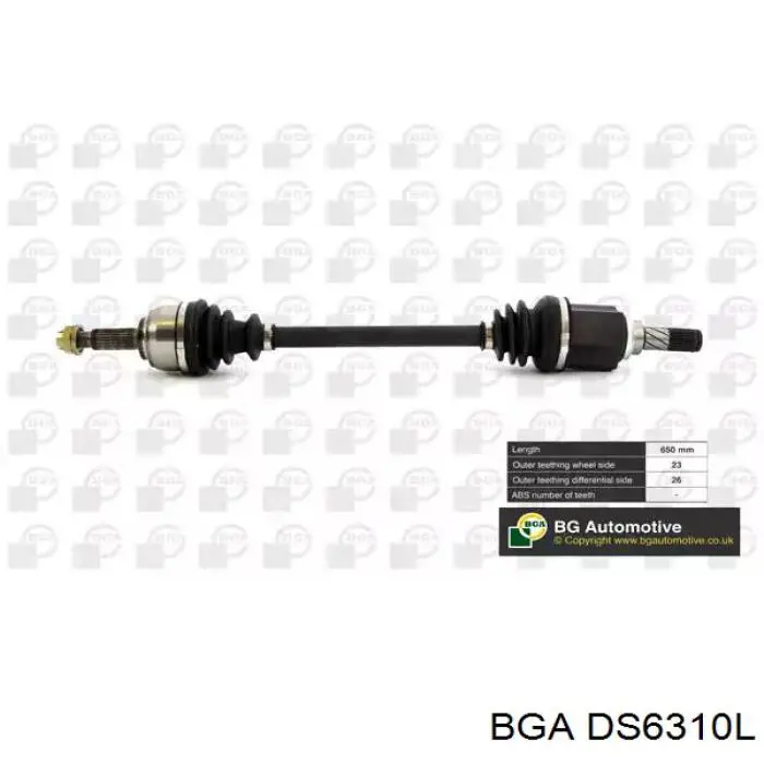 DS6310L BGA árbol de transmisión delantero izquierdo