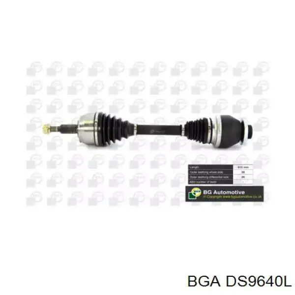 DS9640L BGA árbol de transmisión delantero izquierdo