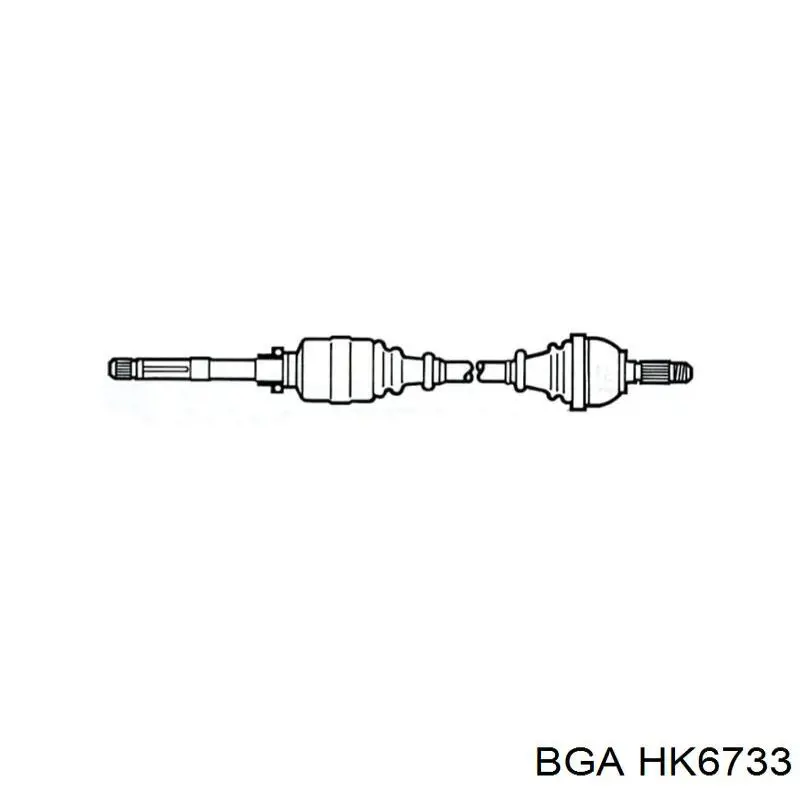 HK6733 BGA 