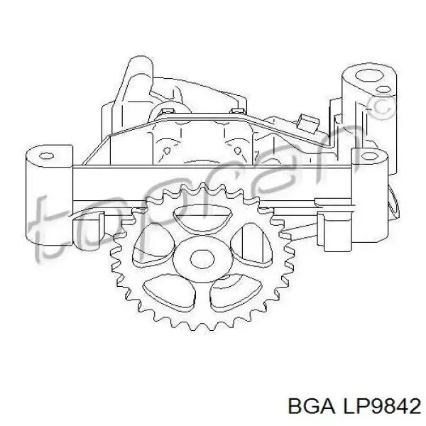 LP9842 BGA bomba de aceite