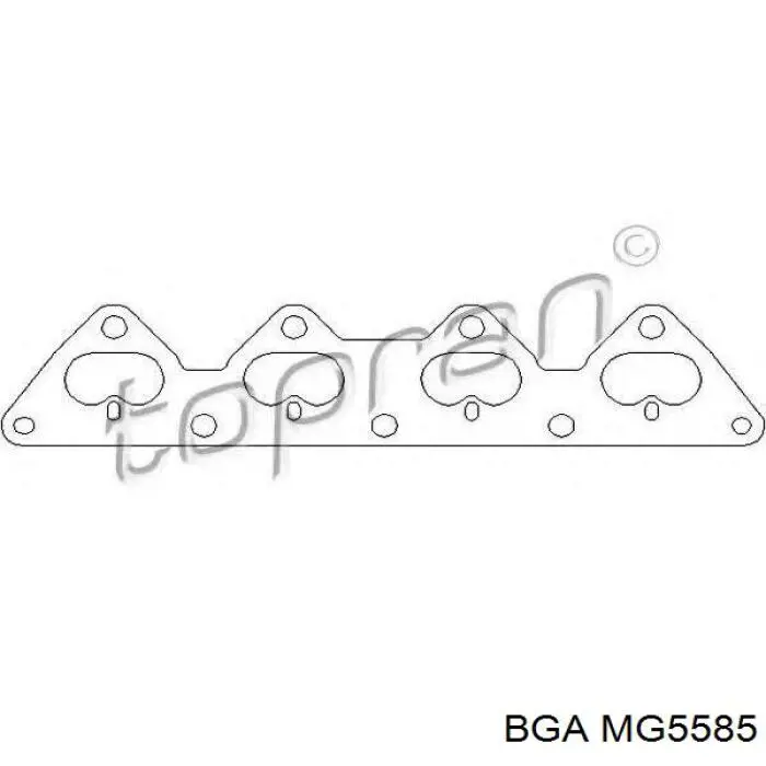 MG5585 BGA junta de colector de escape