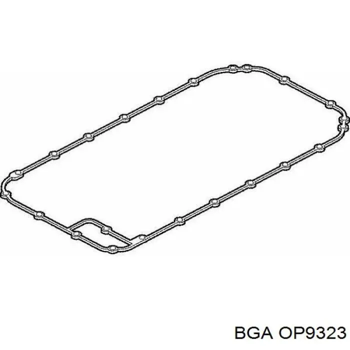 OP9323 BGA junta, cárter de aceite