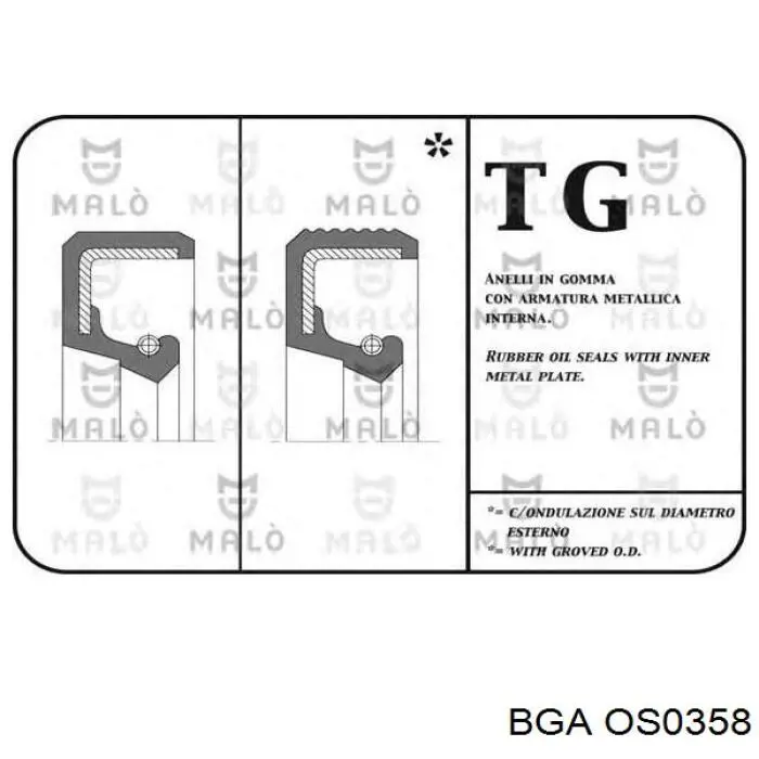 041077-FK SKT anillo retén, cigüeñal frontal